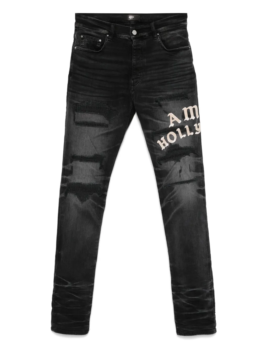 AMIRI distressed-effect skinny jeans - ブラック AMIRI distressed-effect skinny jeans - ブラック