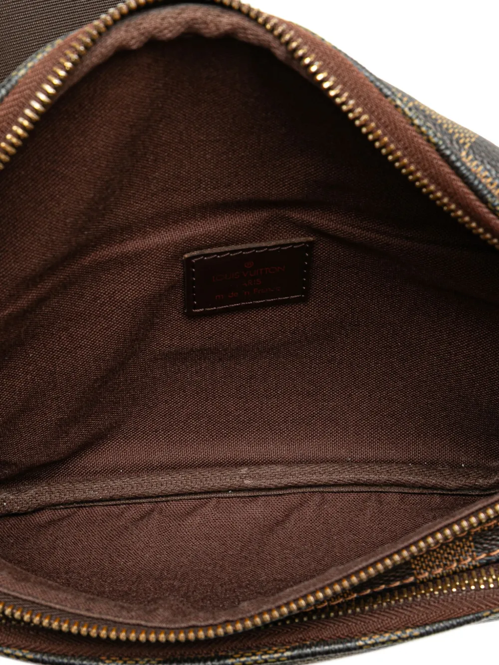 Pre-owned Louis Vuitton 2006 Damier Ebene Melville Bum Bag Belt Bag