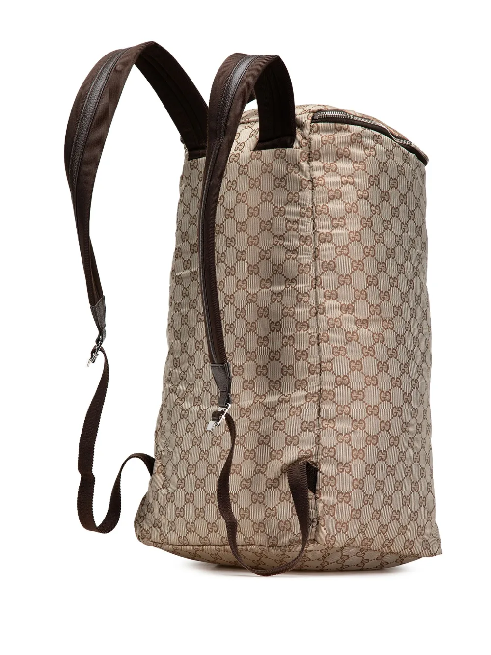 Pre-owned Gucci 2000-2015 Xl Gg Canvas Backpack
