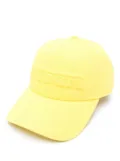 Ferrari logo-embroidered baseball cap - Yellow