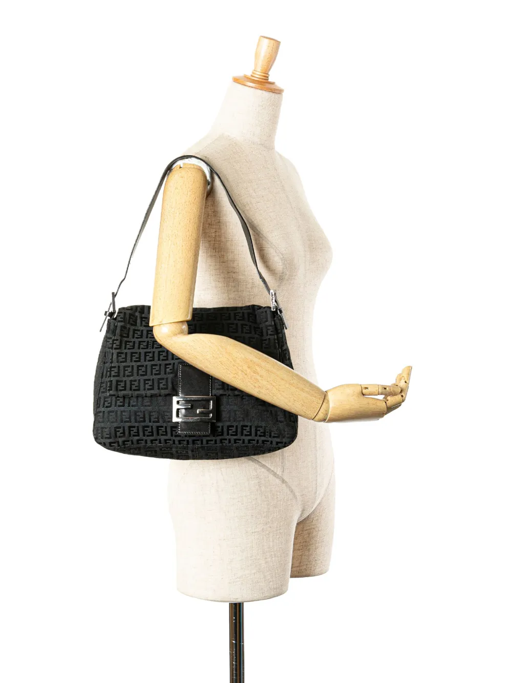 Fendi Pre-Owned 2000-2010 Zucchino Canvas Mamma Forever shoulder bag | Pre-Owned | Image 2