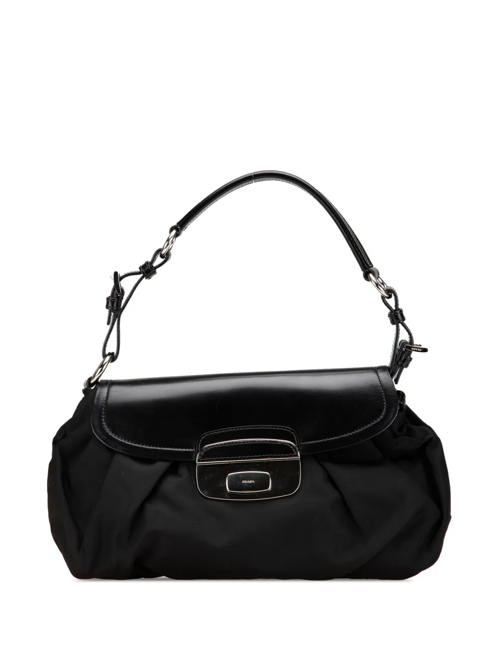 Prada Pre-Owned sac porté épaule Tessuto Sound Lock (2010-2024) | noir | Image 1
