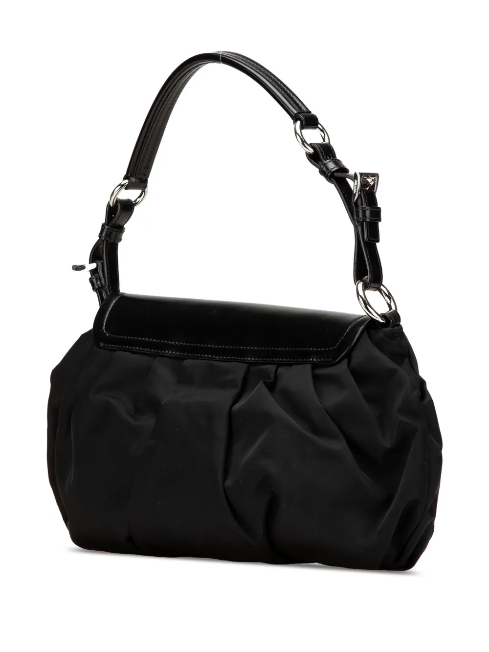 Prada Pre-Owned 2010-2024 City Calf Trimmed Tessuto Sound