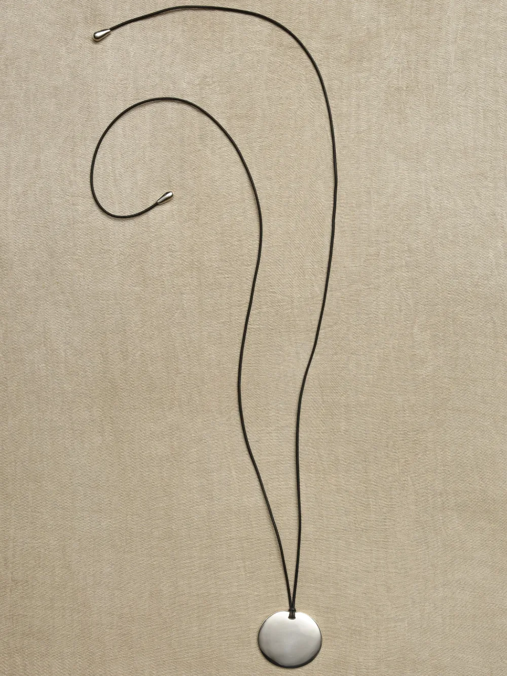 Sophie Buhai Collana con pendente tondo Full Moon piccola - Argento