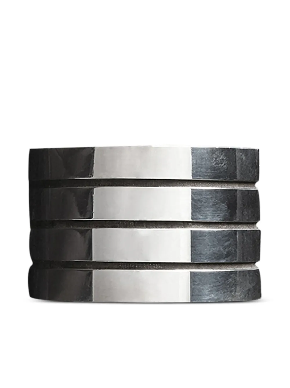Sophie Buhai stacked silver bangles - シルバートーン Sophie Buhai stacked silver bangles - シルバートーン