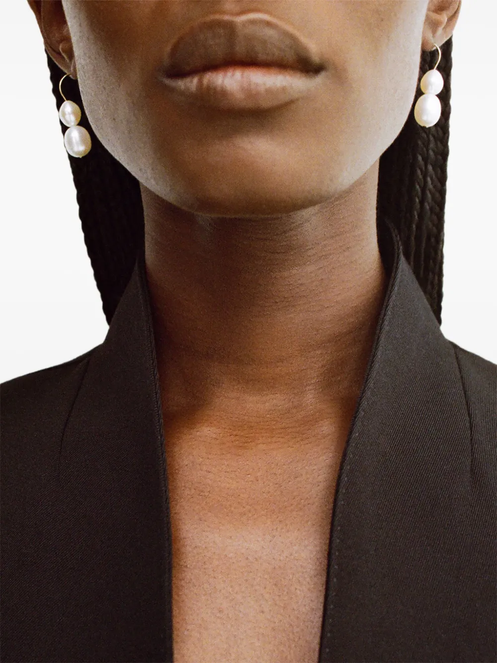 Sophie Buhai Double pearl drop earrings - ゴールドトーン Sophie Buhai Double pearl drop earrings - ゴールドトーン