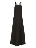 Forte Forte cross-back maxi dress - Black