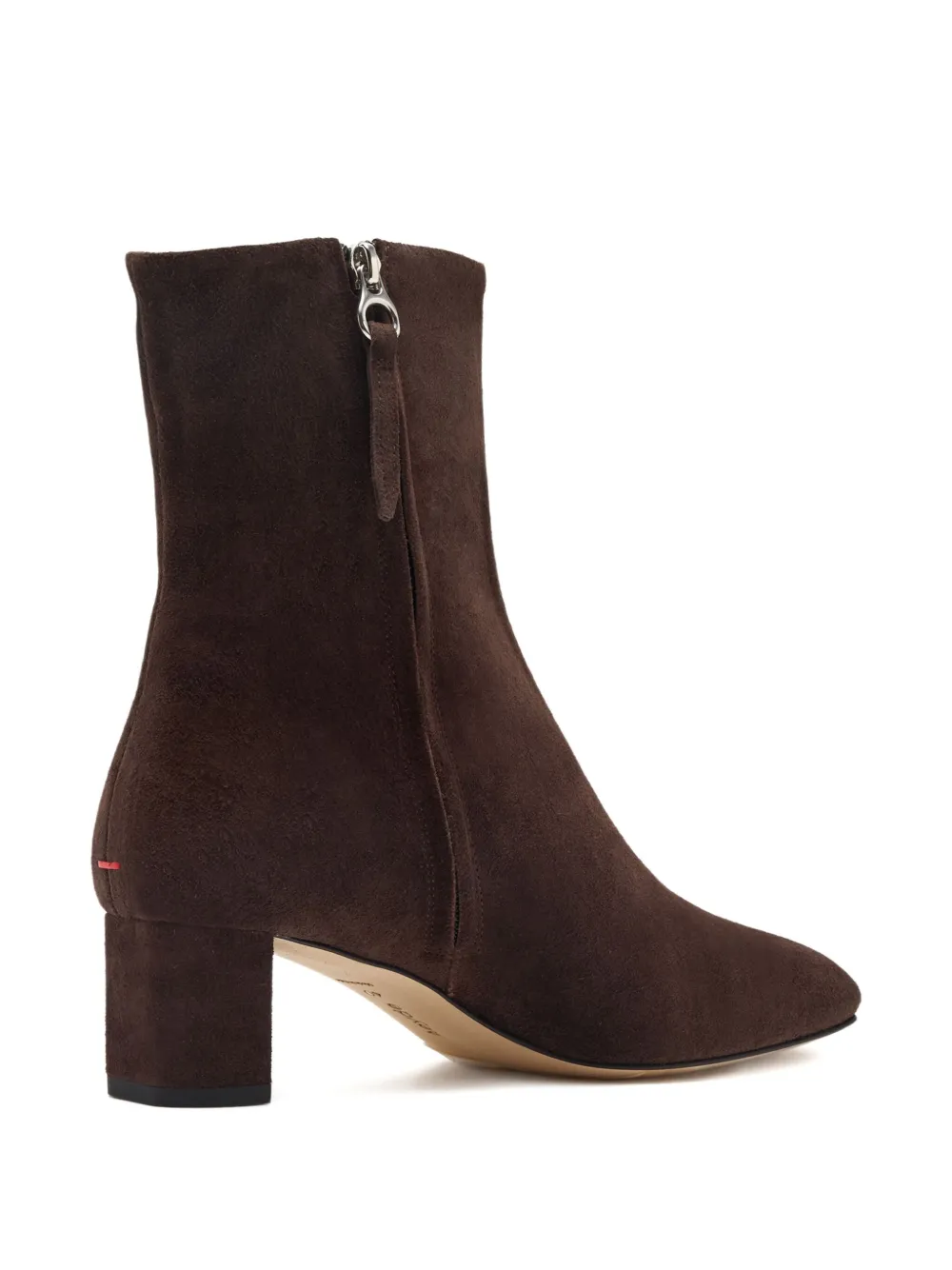 Aeyde 45mm Marty Suede Boots In Brown