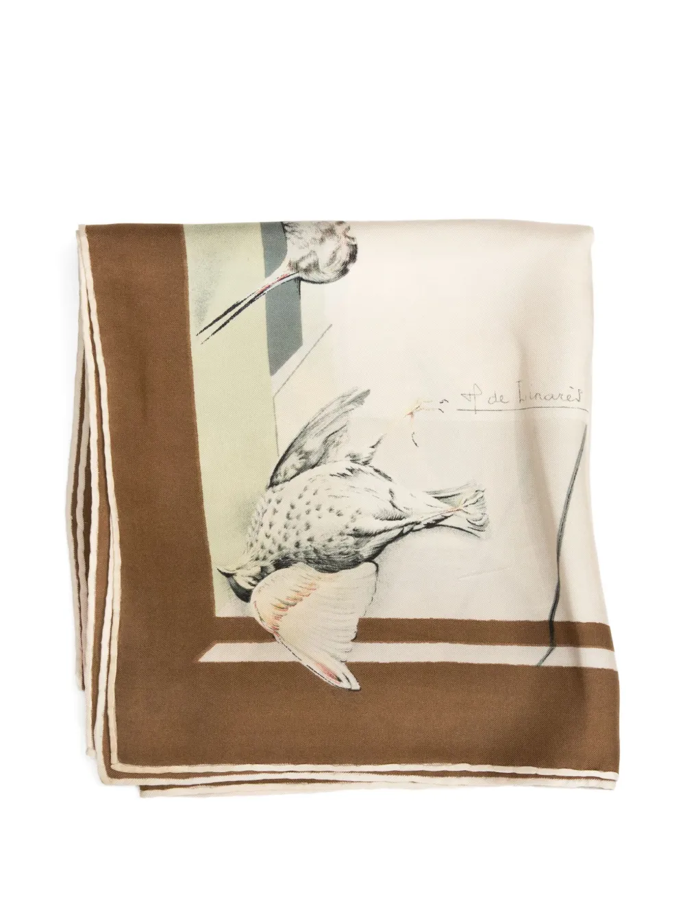 Hermès Pre-Owned 1959 A La Fenêtre Du Chasseur scarf | Men | Image 2