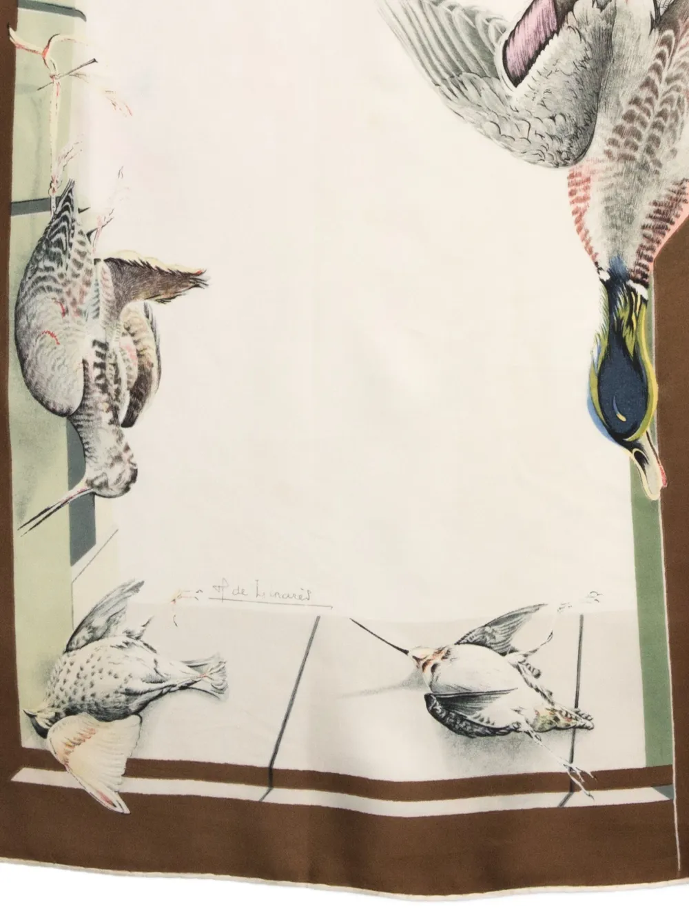 Pre-owned Hermes 1959 A La Fenêtre Du Chasseur Scarf