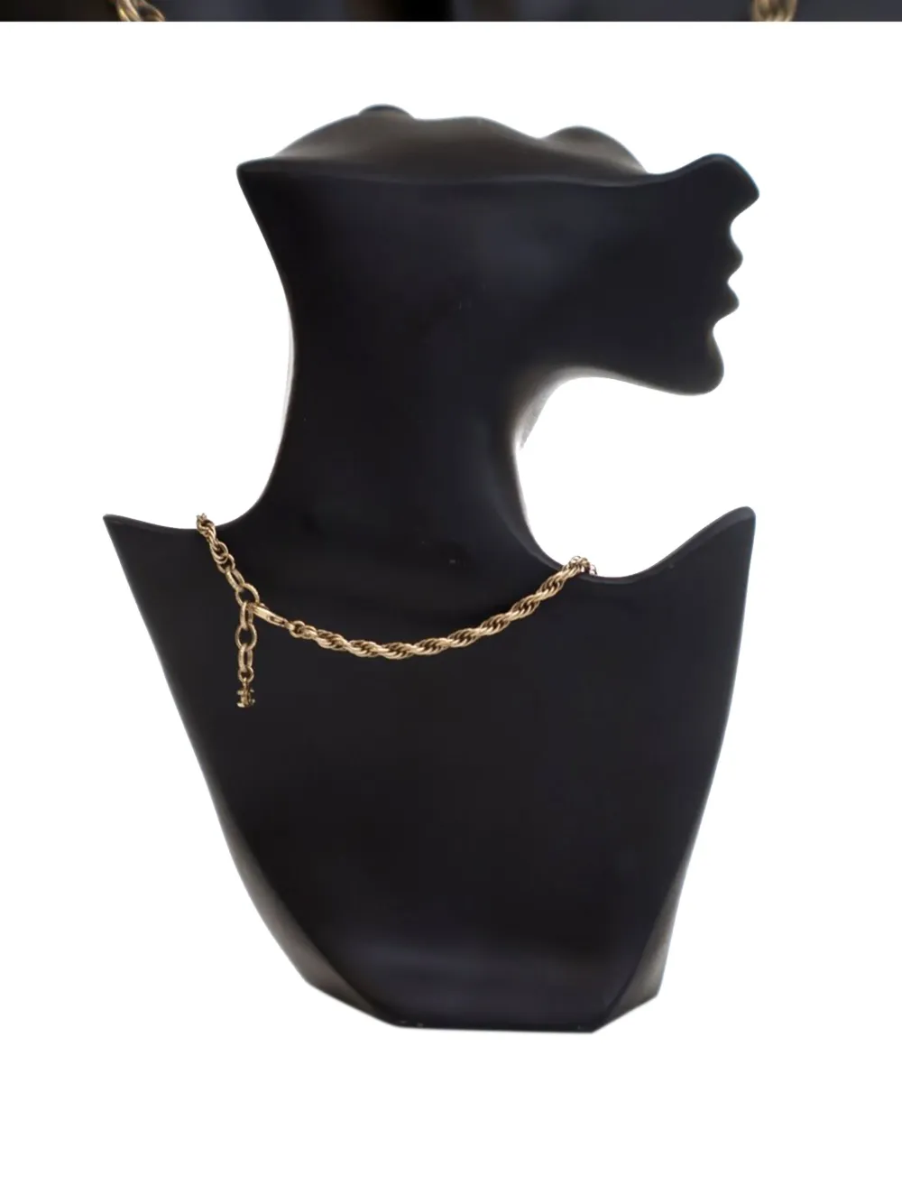 Pre-owned Chanel 2017 Gold Plated Faux Pearl Cc Round Pendant Necklace Costume Necklace In White