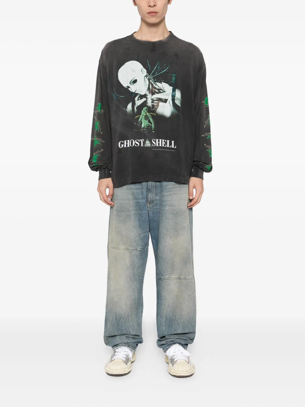 SAINT MXXXXXX T-shirt met grafische print - Grijs