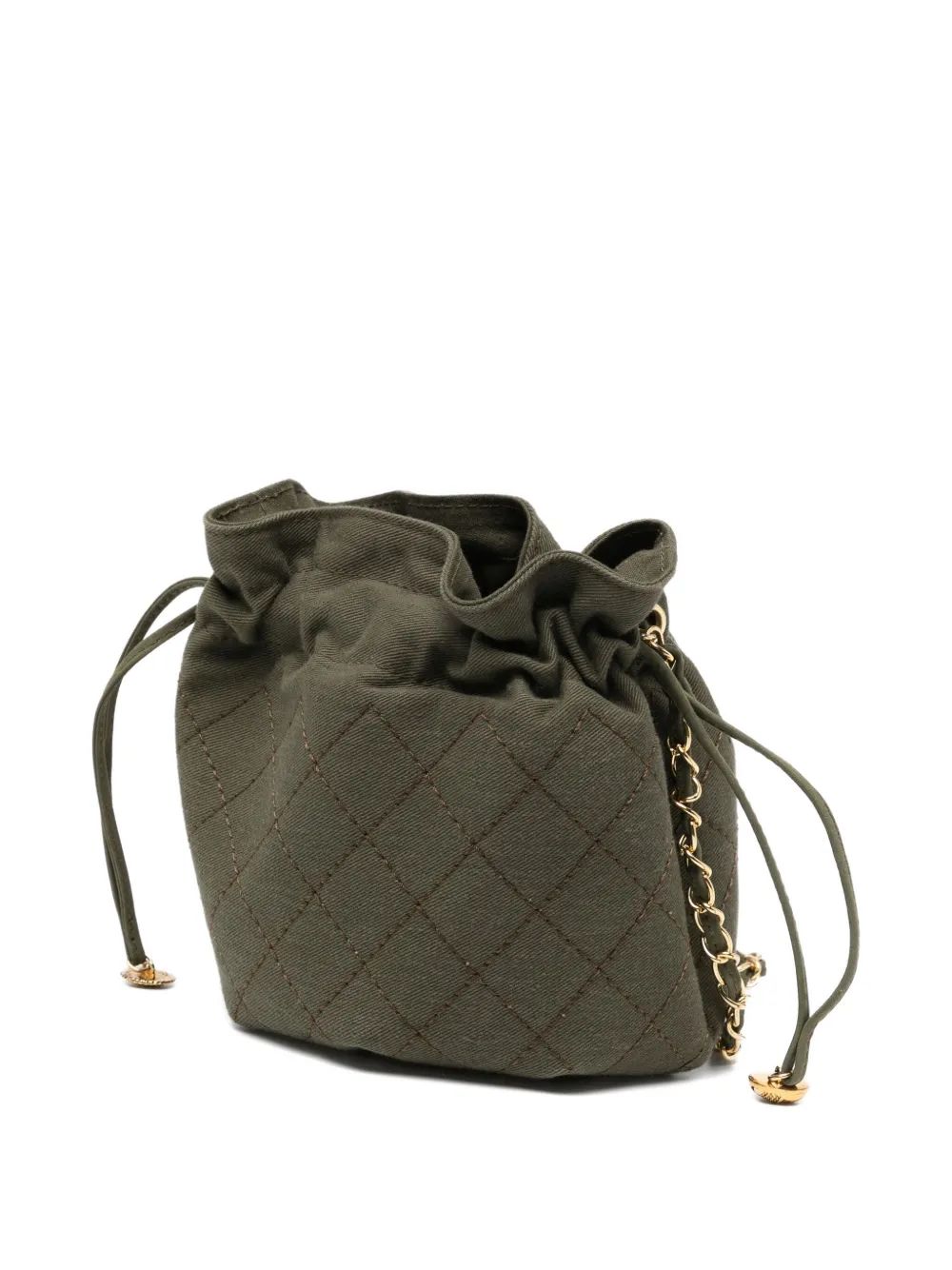 Readymade Chain-pouch Shoulder Bag In Green