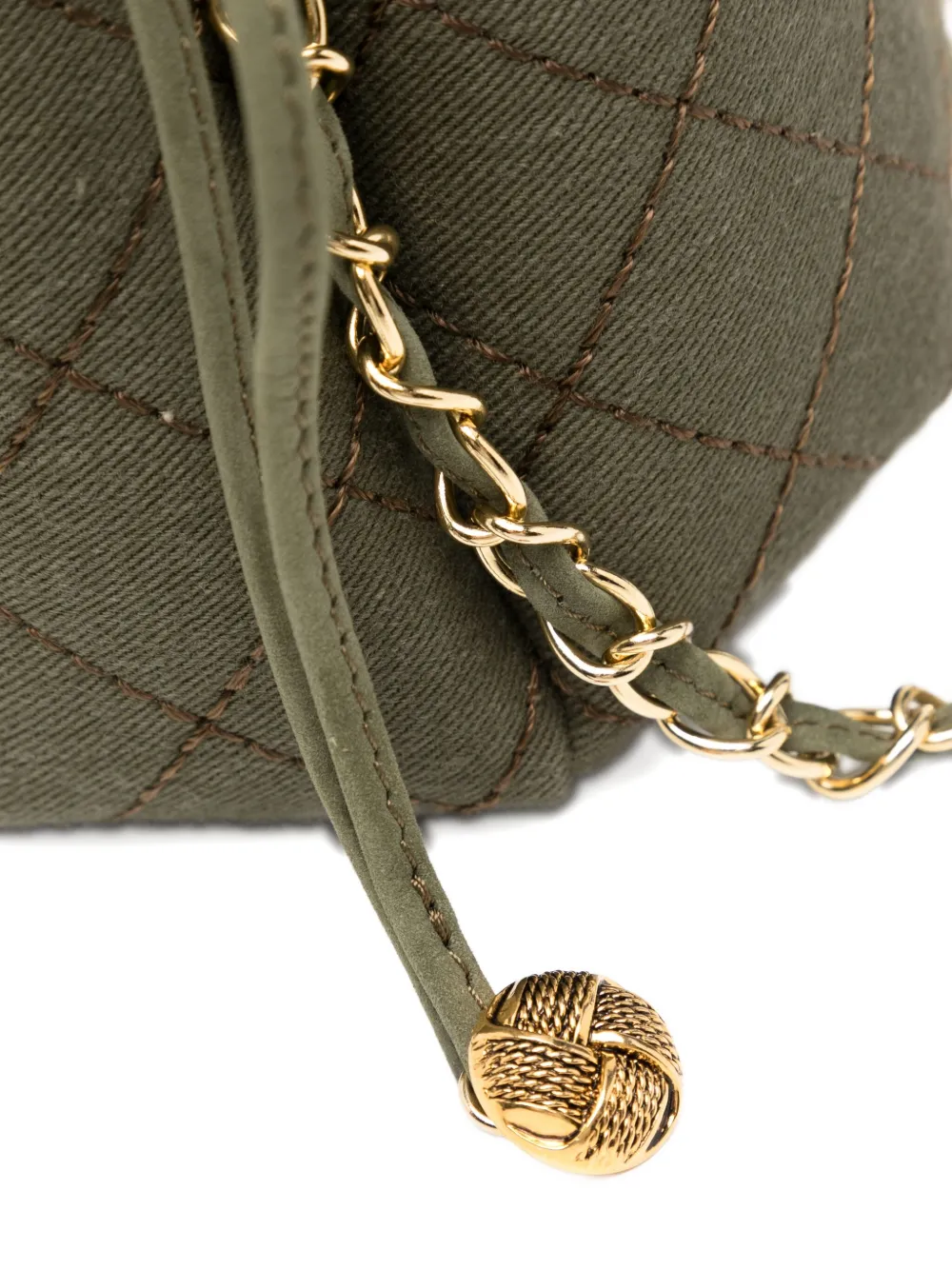 Readymade Chain-pouch Shoulder Bag In Green