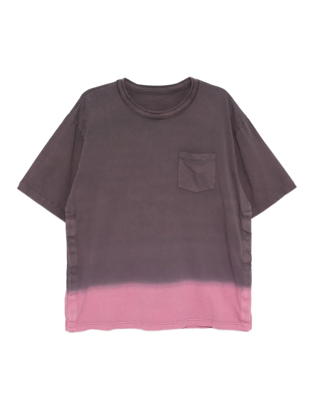 Sacai Geverfd T-shirt Paars
