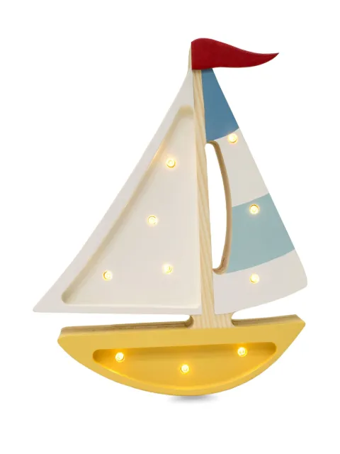 Little Lights sailboat-shaped light