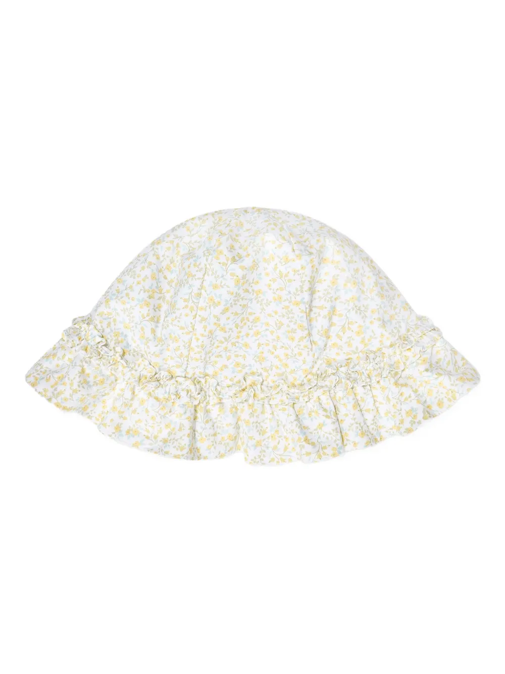 Sarah Louise Smocked Floral-print Babygrow Set In White
