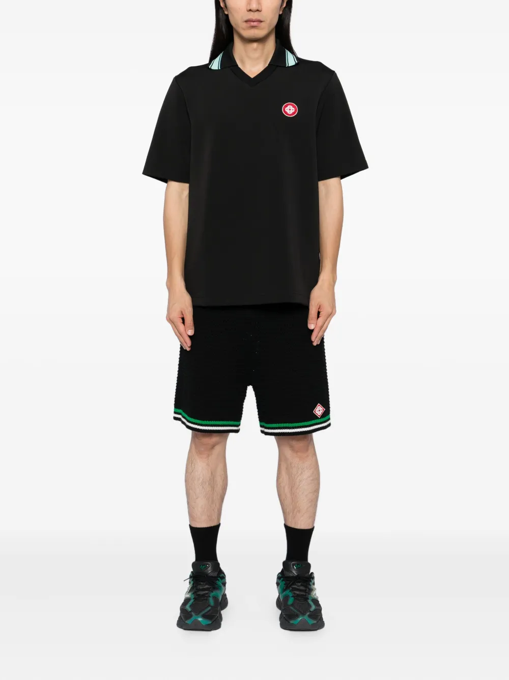 Casablanca T-shirt met korte mouwen Zwart