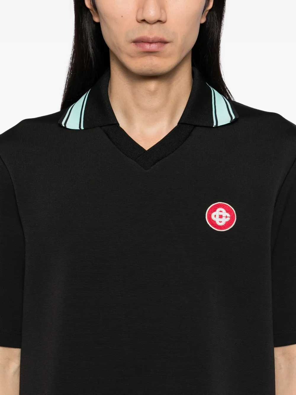 Casablanca T-shirt met korte mouwen Zwart