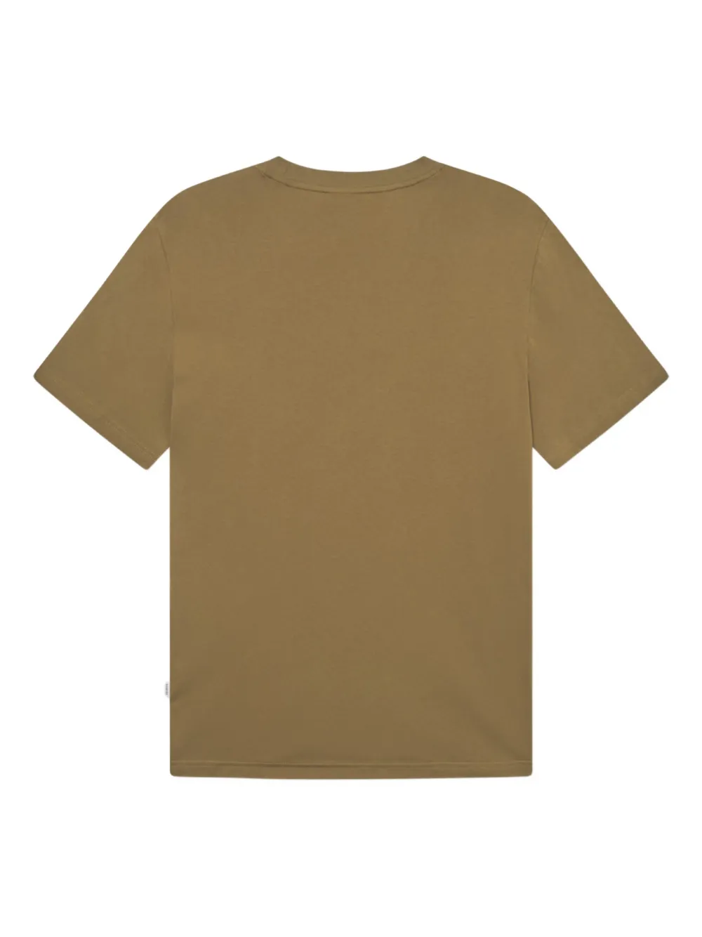 Les Deux T-shirt met geborduurd detail - Bruin