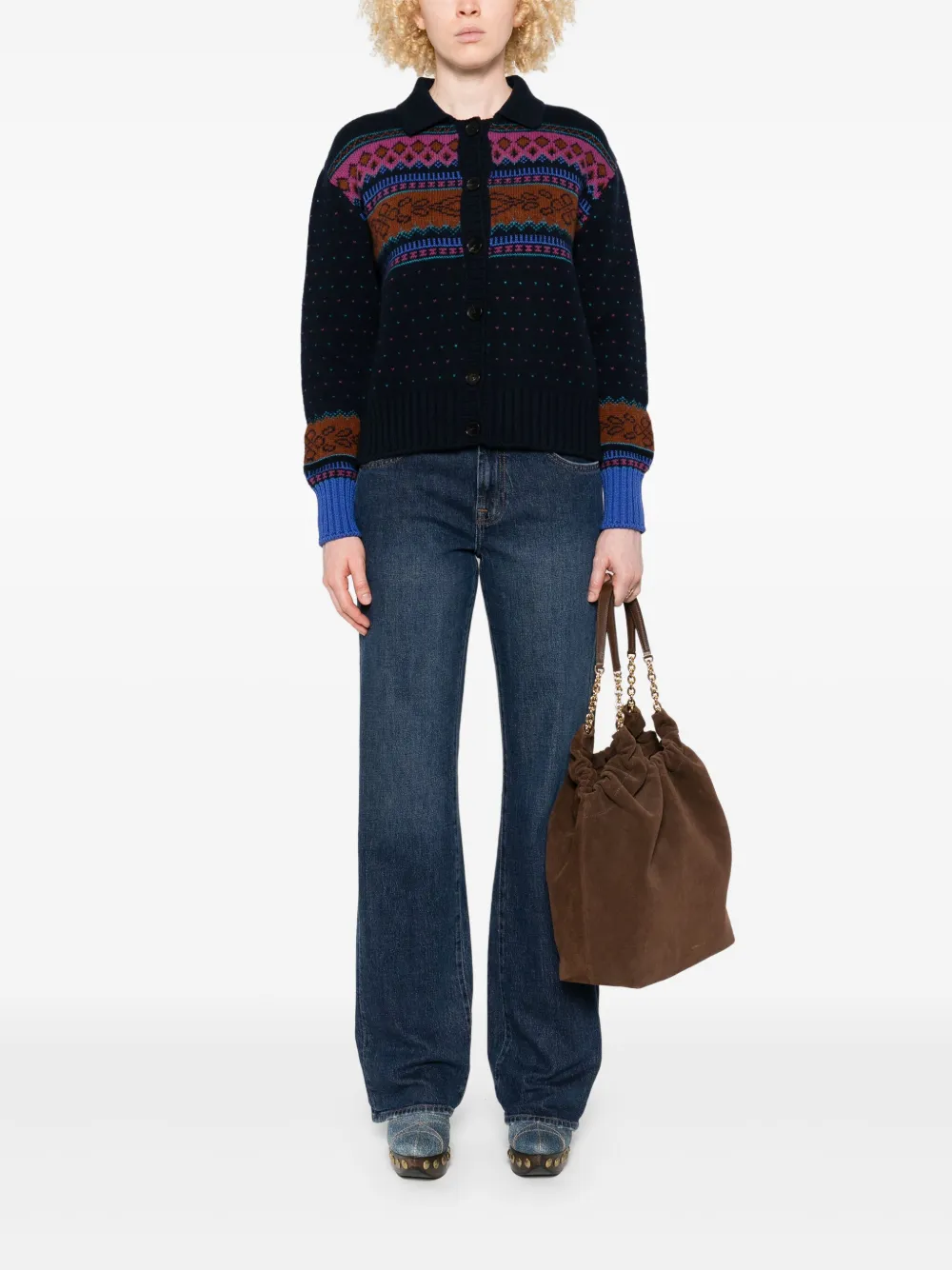 7 For All Mankind bleached-effect jeans - Blauw