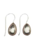 Sophie Buhai Petite Egg teardrop silver earrings