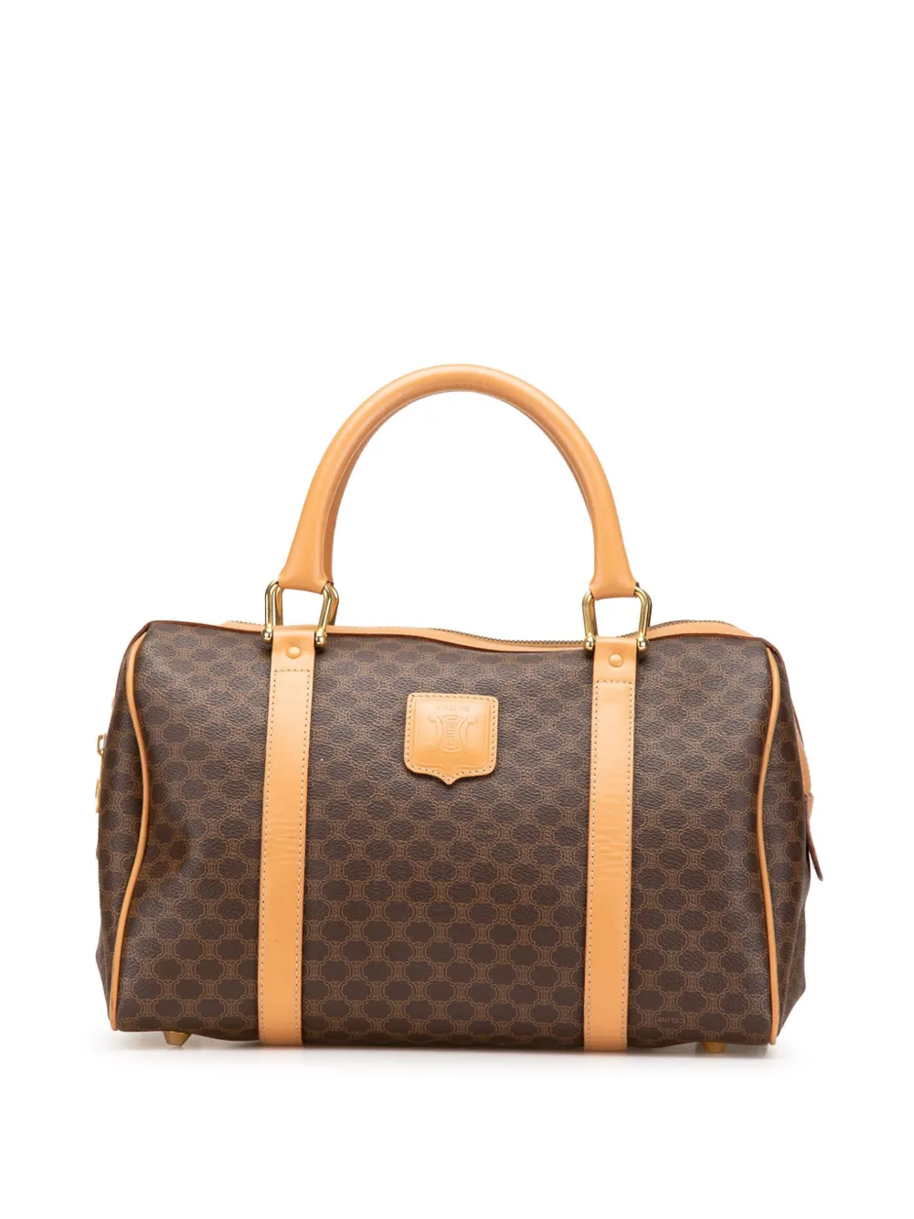 Céline Pre-Owned 2013 Macadam Coated Canvas boston bag | marrón | Image 1