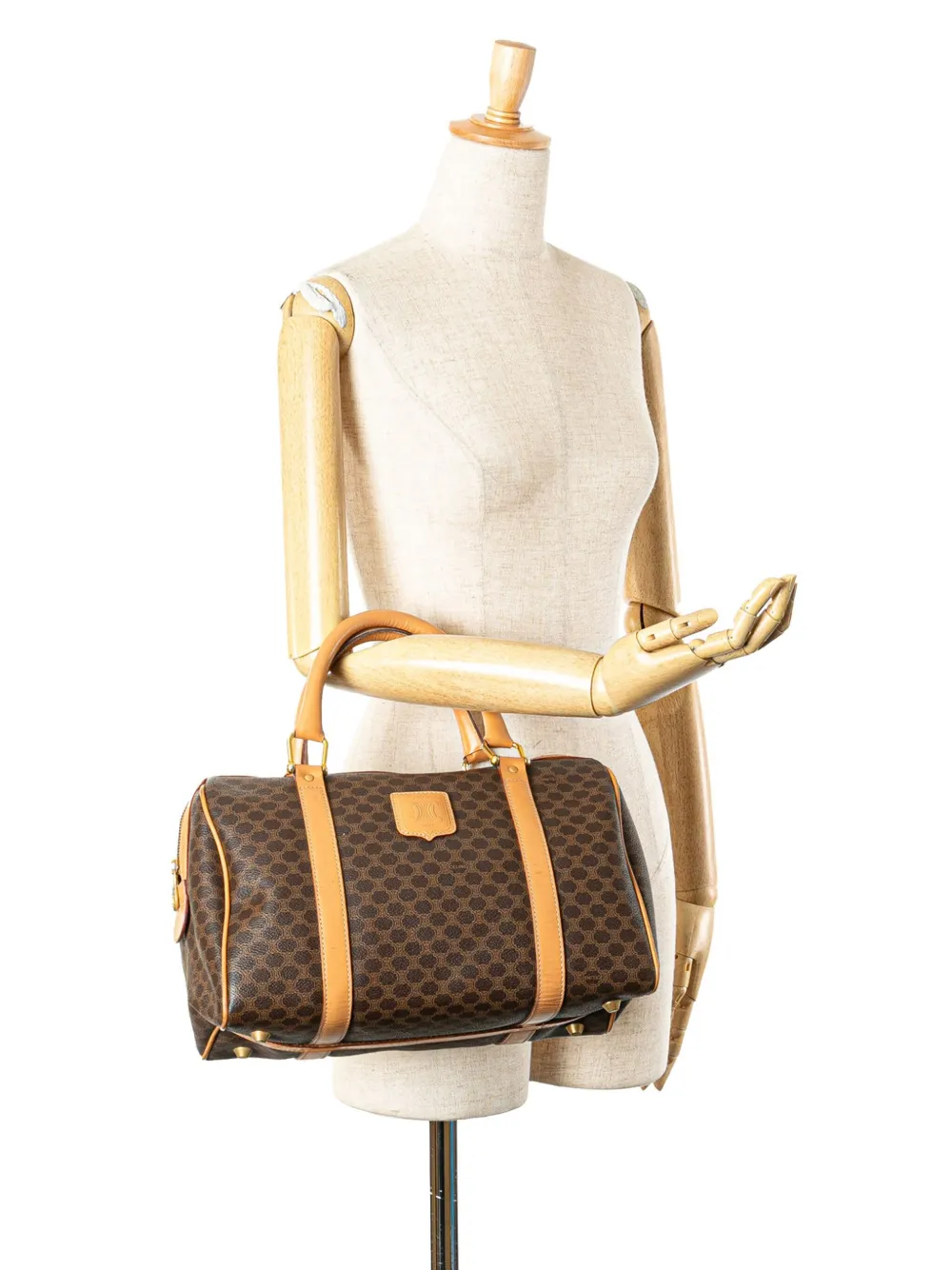 Céline Pre-Owned 2013 Macadam Coated Canvas boston bag | Estilos de archivo | Image 2
