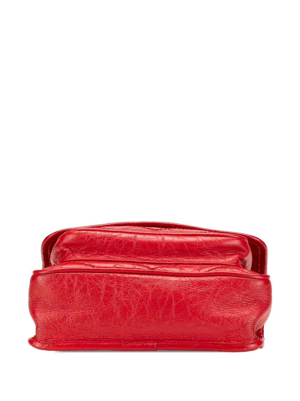 Pre-owned Saint Laurent 2018 Baby Crinkled Calfskin Monogram Niki Bag Shoulder Bag