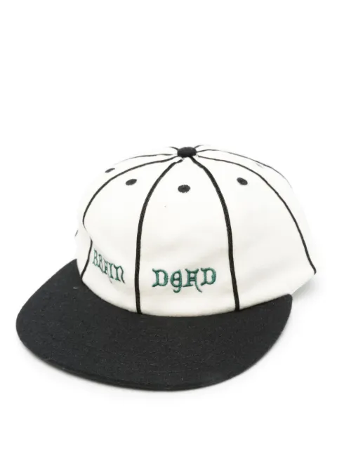 Brain Dead logo-embroidered cap