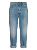 DONDUP button-fly rolled jeans - Blue