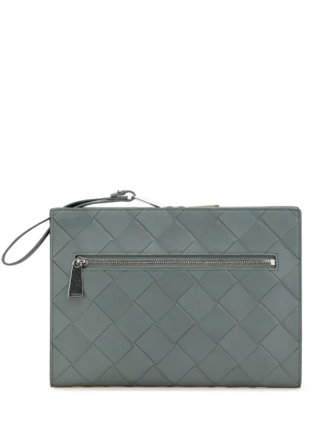 Bottega Veneta Pre-Owned bolsa de mano Flap maxi de piel de napa Intrecciato 2012-2024