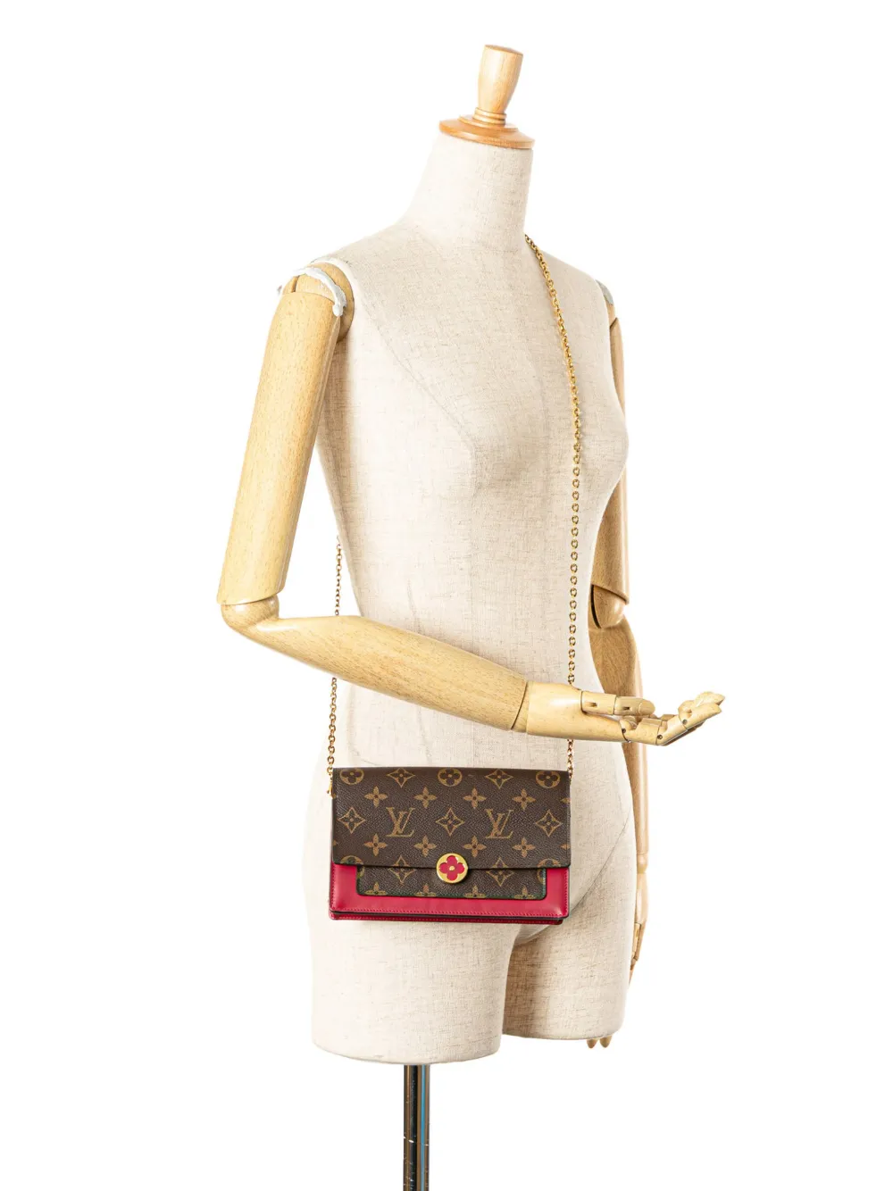 Louis Vuitton Pre-Owned 2020 Monogram Flore Wallet On Chain crossbody bag | Pre-Owned | Image 2