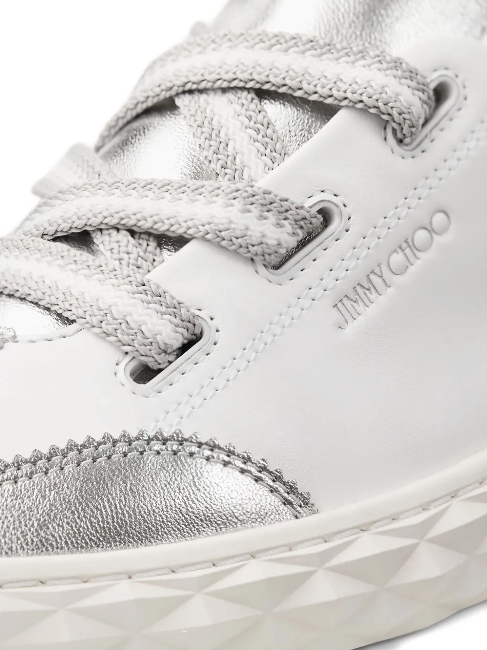 Jimmy Choo Diamond Light Flex sneakers Wit