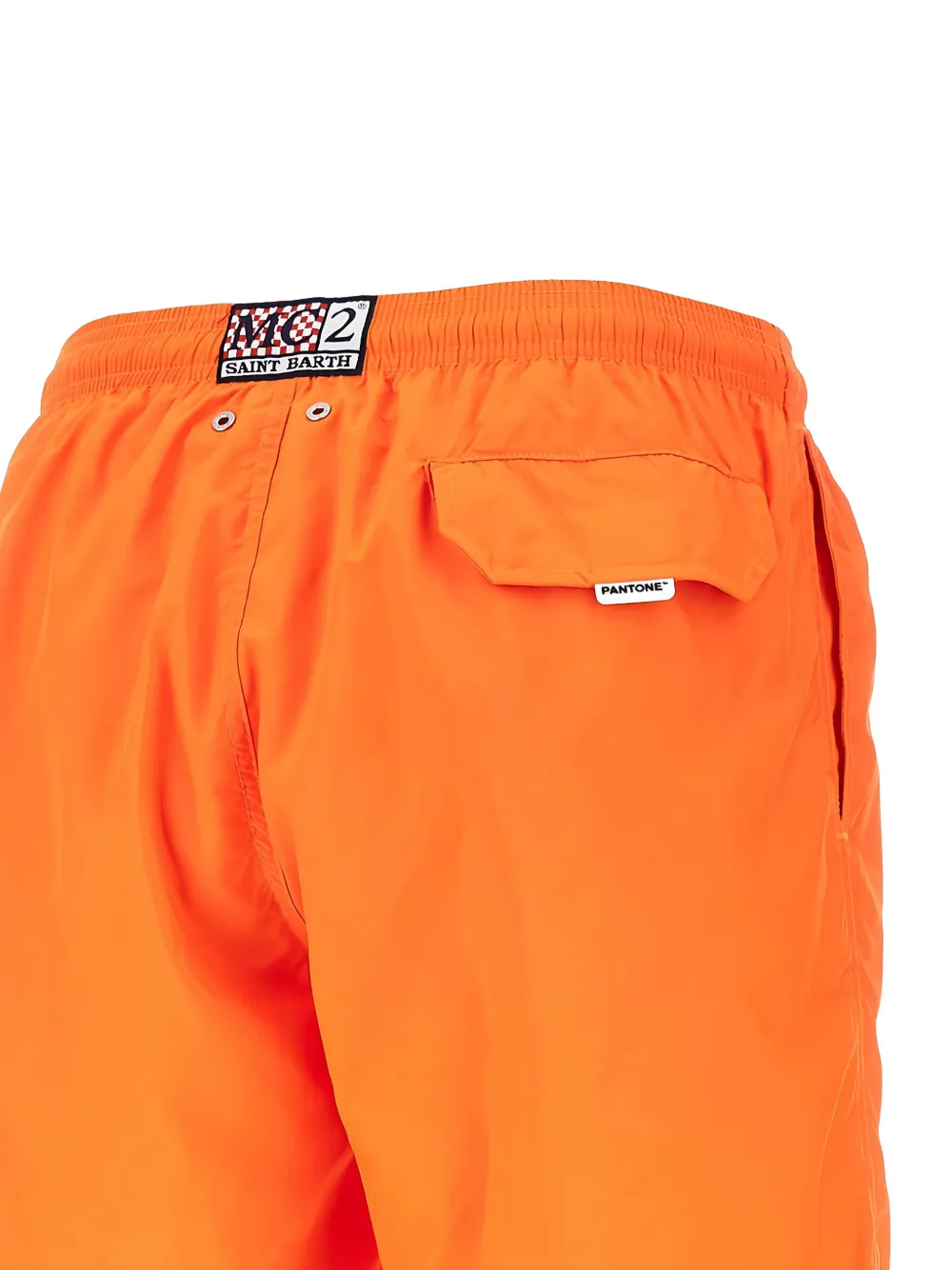 MC2 Saint Barth Zwembroek met trekkoordtaille Oranje