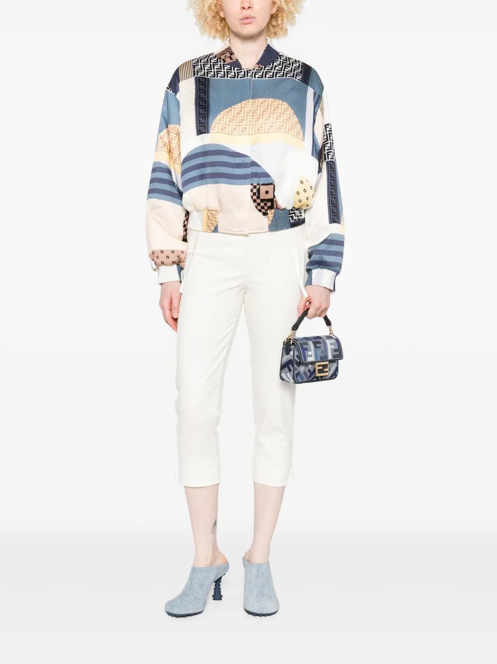 FENDI Omkeerbaar bomberjack Blauw