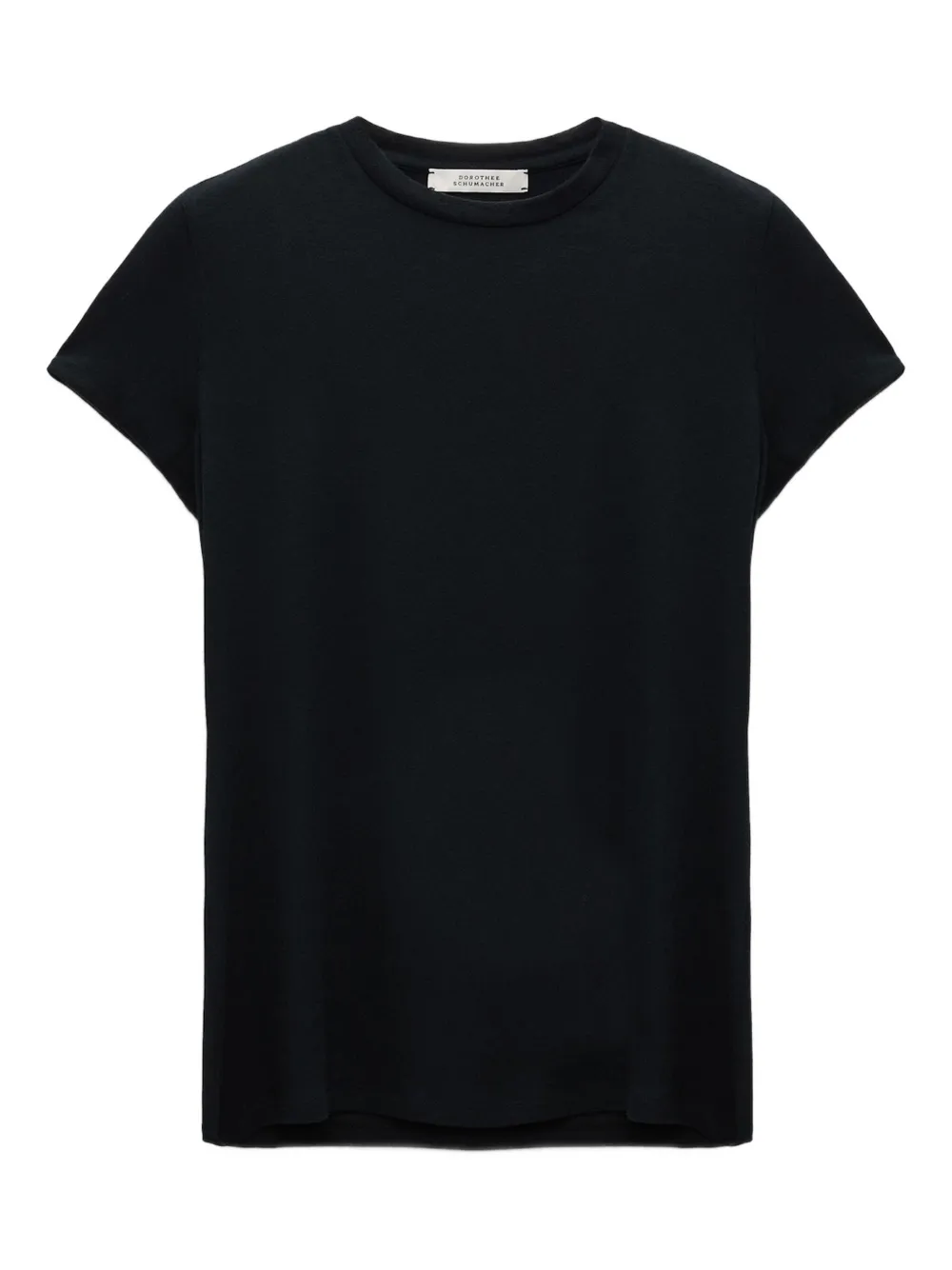 Dorothee Schumacher round neck short sleeve T-shirt | Black | Image 1