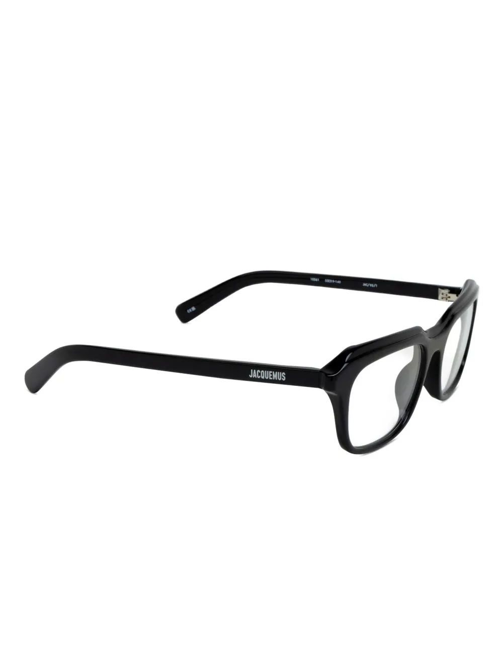 Jacquemus rectangle-frame glasses Zwart