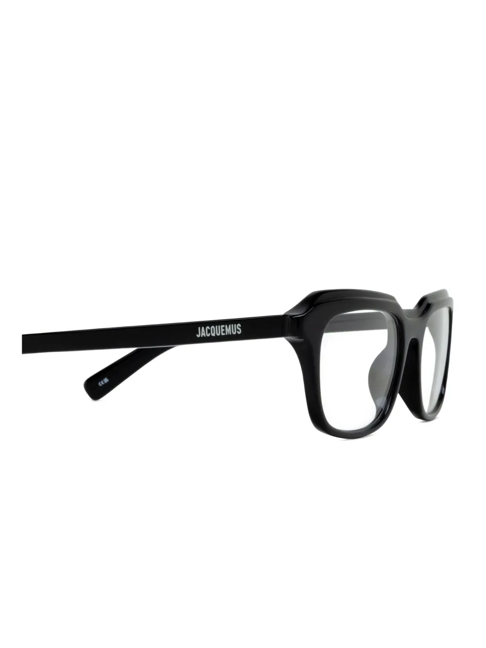 Jacquemus rectangle-frame glasses Zwart