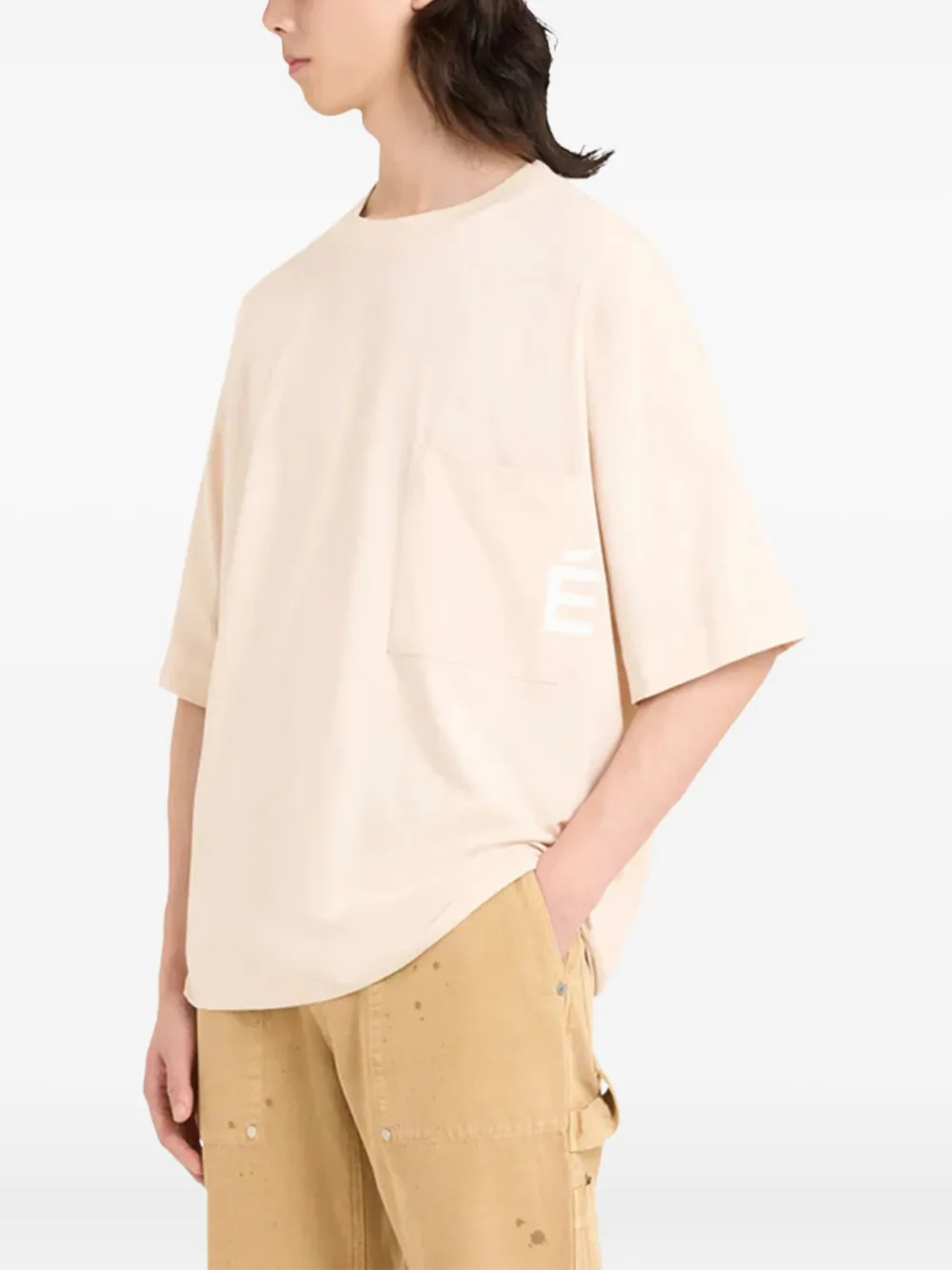 Études Studio organic-cotton T-shirt - Roze