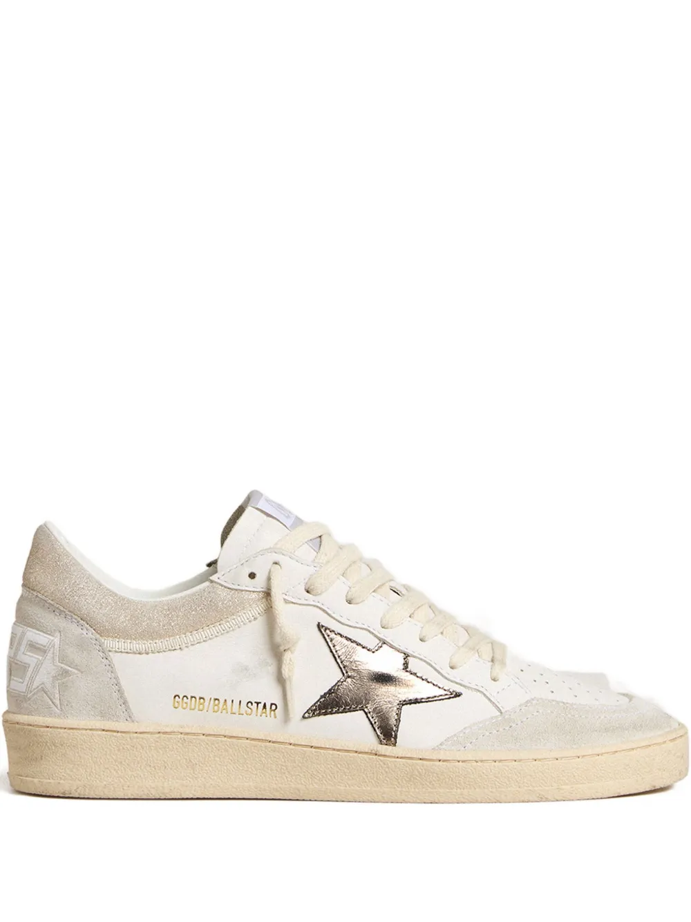 Golden Goose Ballstar leather sneakers Neutrals