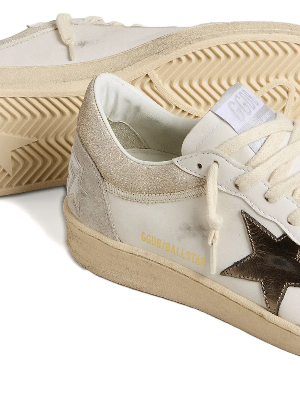 Golden Goose Ballstar leather sneakers Neutrals