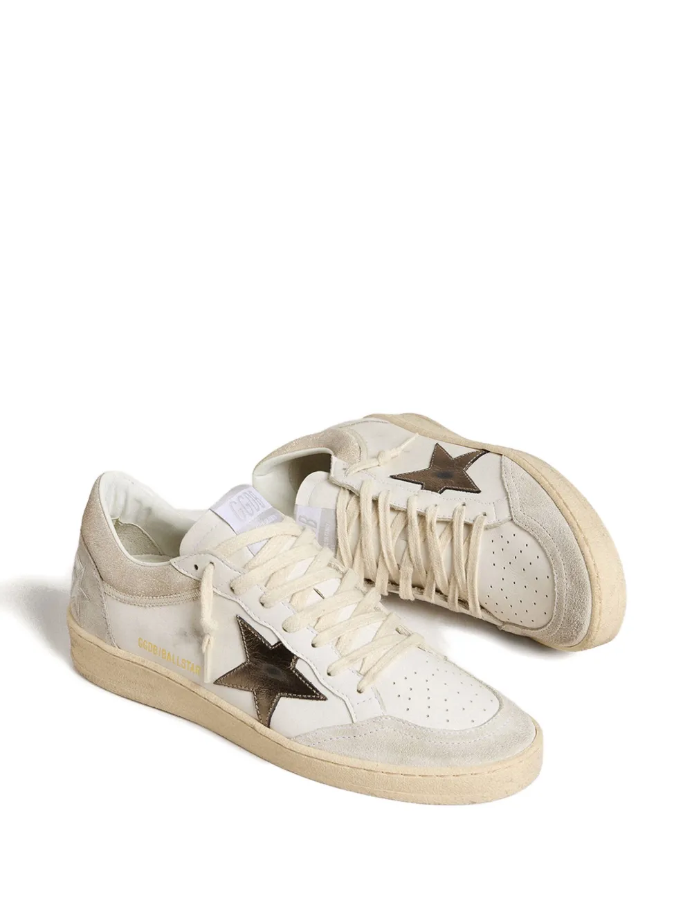 Golden Goose Ballstar leather sneakers Neutrals