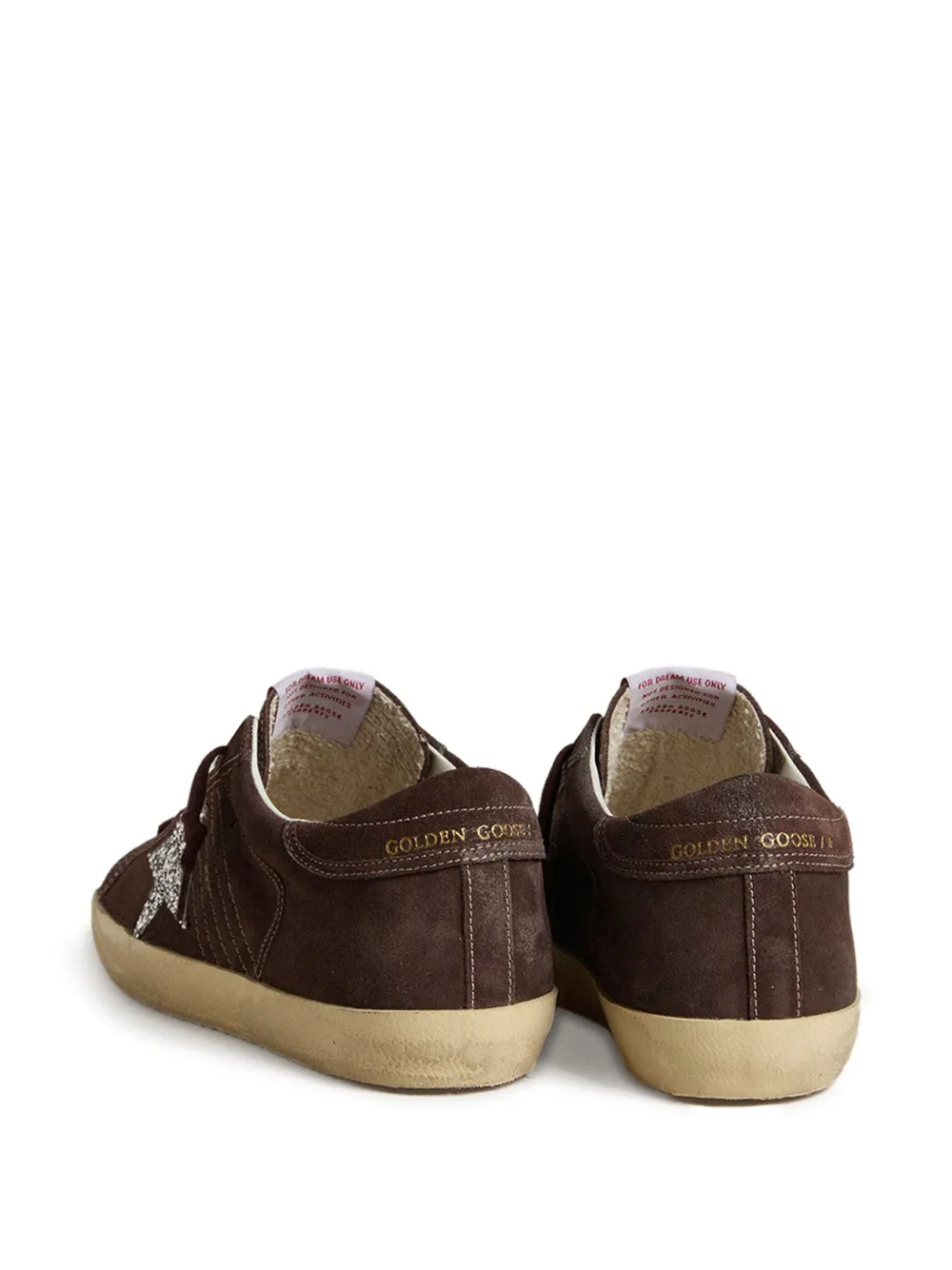 Golden Goose Sneakers verfraaid met glitters - Bruin