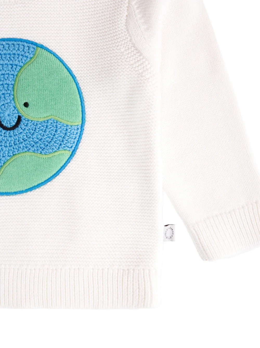 Stella McCartney Kids Trui met borduurwerk Wit