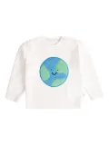 Stella McCartney Kids embroidered jumper - White