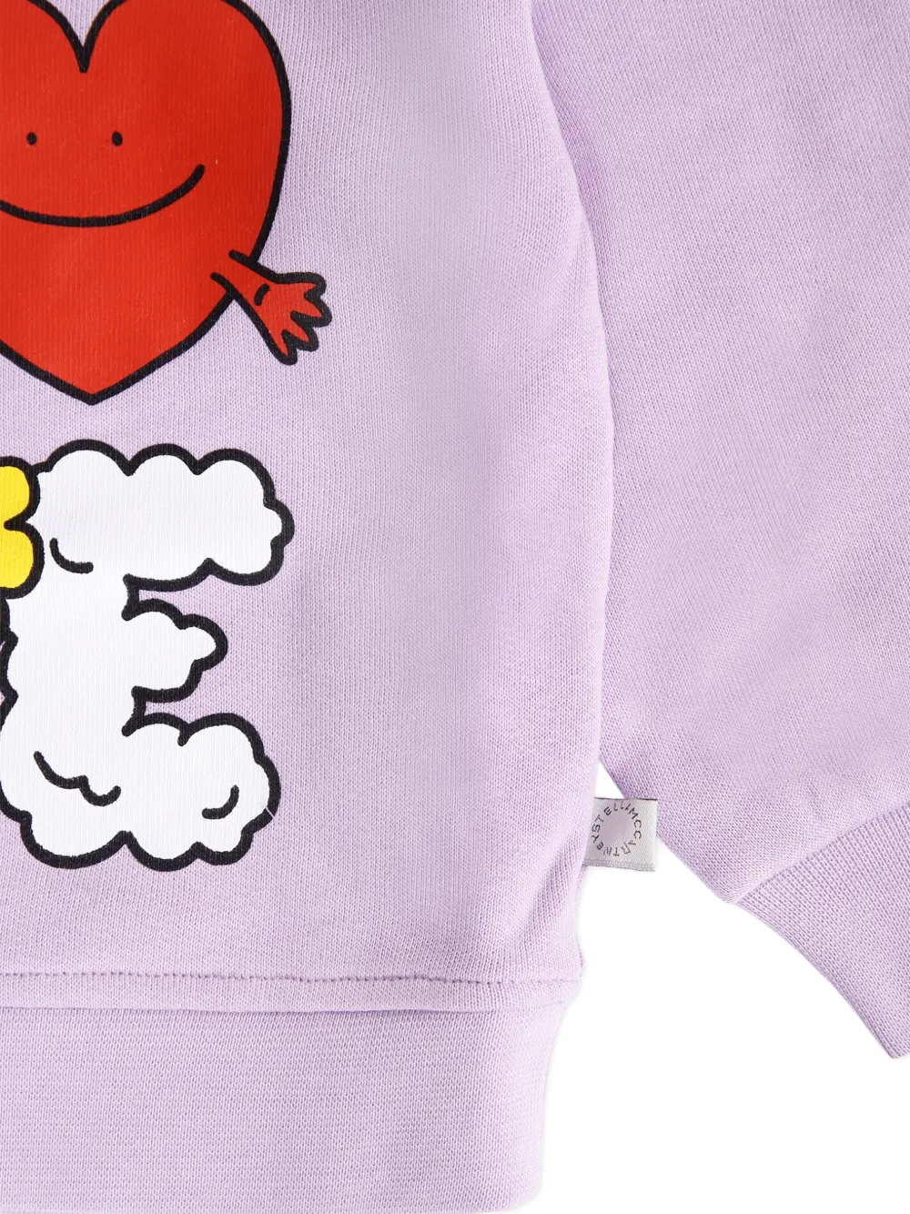 Stella McCartney Kids Sweater met print Paars