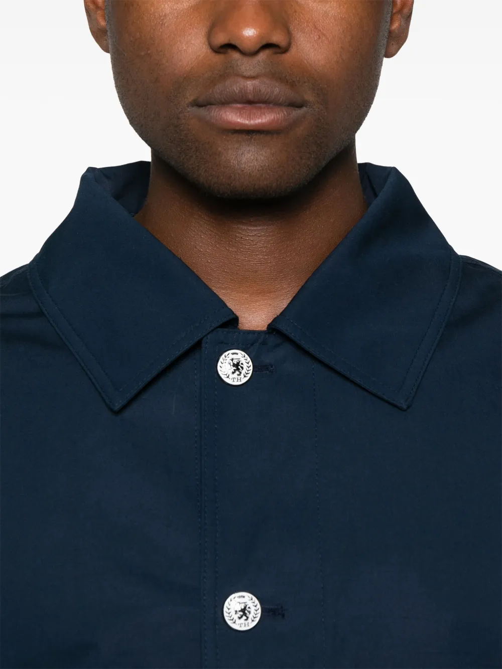 Tommy Hilfiger Katoenen shirtjack Blauw