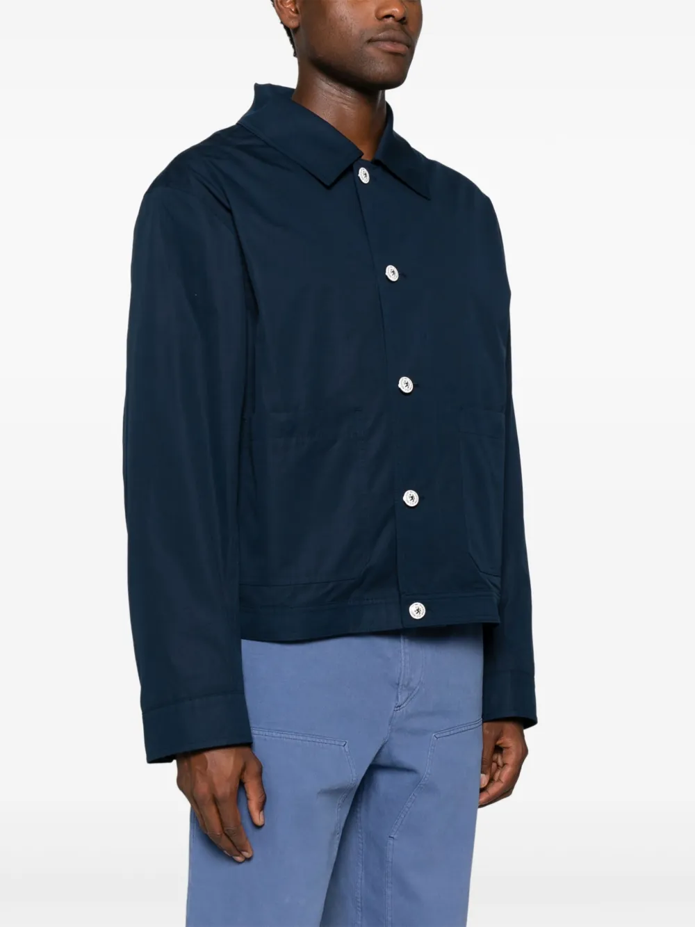 Tommy Hilfiger Katoenen shirtjack Blauw