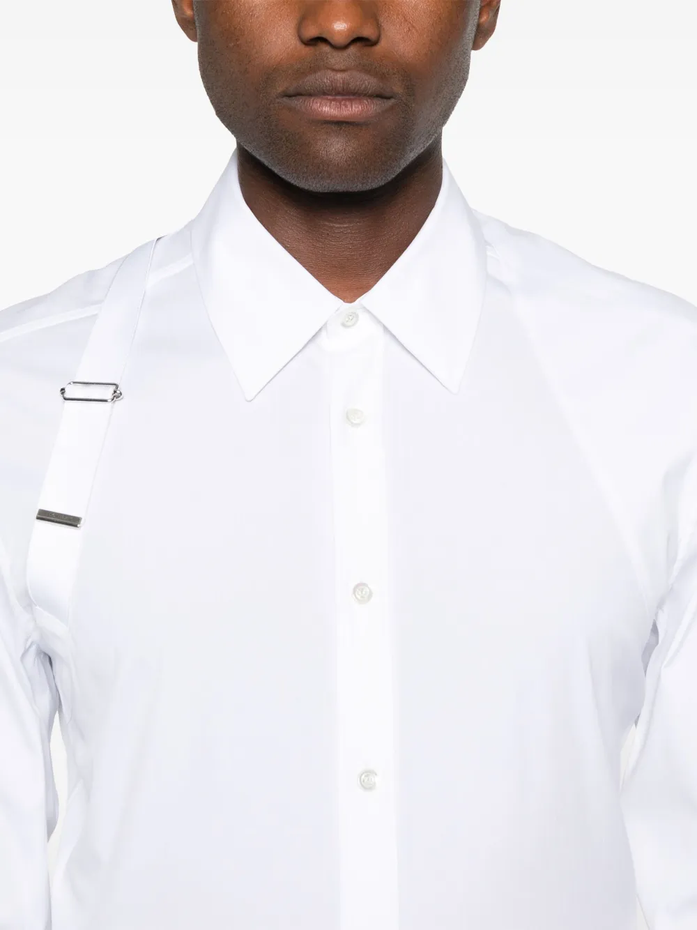 Alexander McQueen Katoenen overhemd Wit